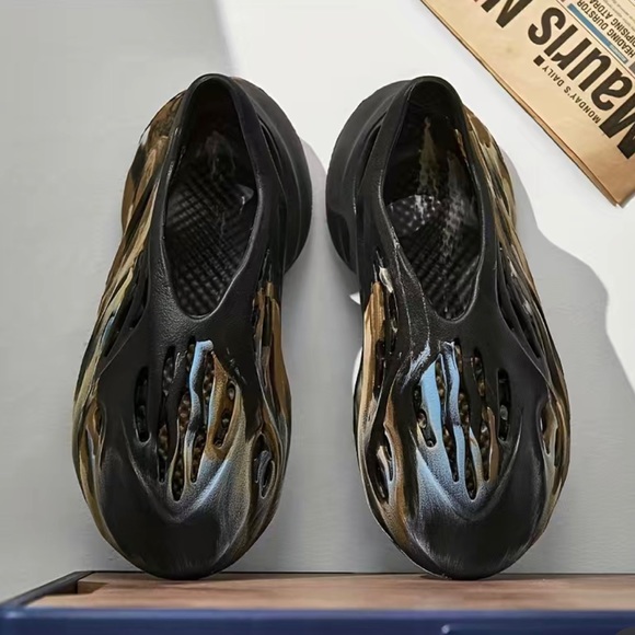 EVA Foam Runner RNNR Unbranded Clog Water Shoe Slip-On New Cinder Onyx Mens Blue - Picture 4 of 5